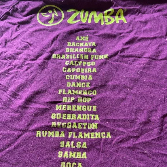 Zumba World Tour Crop Top M - Picture 2 of 3